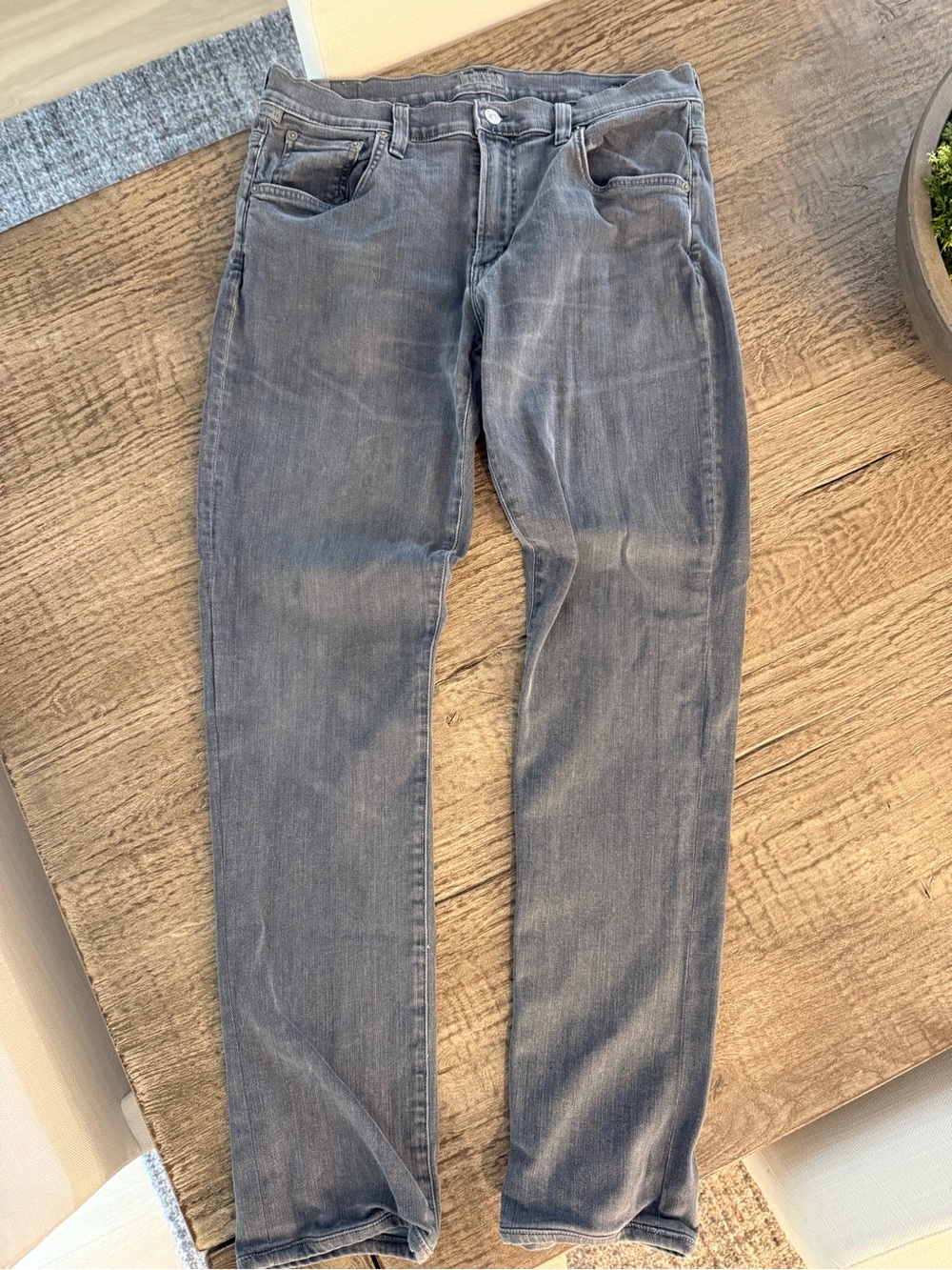Citizens of Humanity Gage Jeans size 34 gray color
